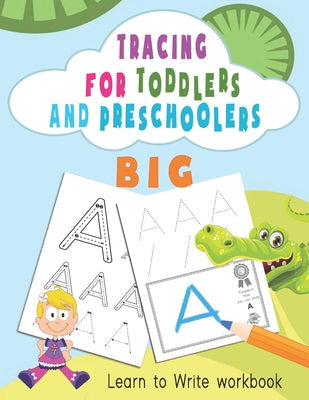 Tracing For Toddlers and Preschoolers: Learn to Write workbook. Letters and numbers tracing, Alphabet learning for Ages 2-5. - Paperback by Books by splitShops