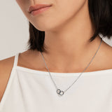 14k Solid Gold Interlocking Necklace by Italic