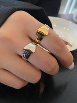 Irregularity Geometric Rings Accessories by migunica