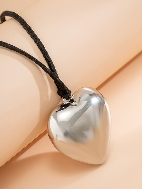 Alloy Heart Shape Necklaces Accessories by migunica