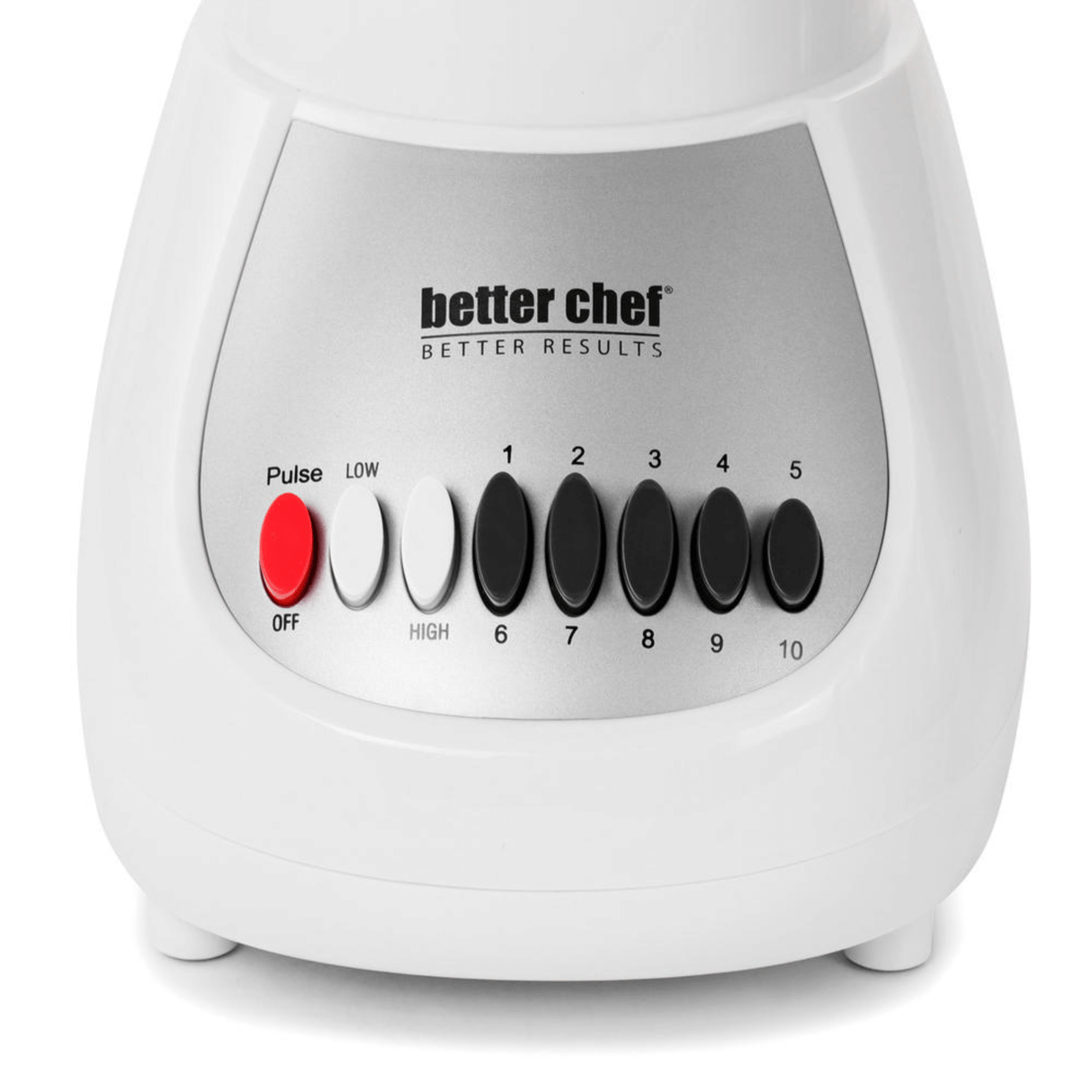 Better Chef Classic 10-Speed 6-Cup Plastic Jar Blender by Jupiter Gear Home