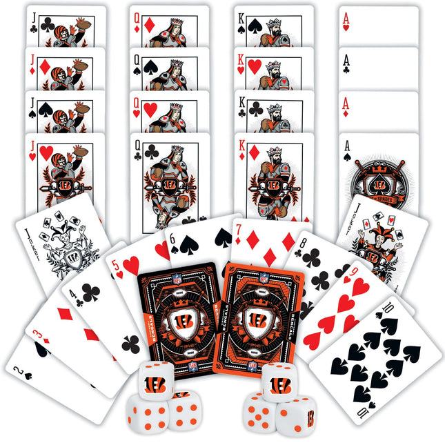 Cincinnati Bengals - 2-Pack Playing Cards & Dice Set by MasterPieces Puzzle Company INC