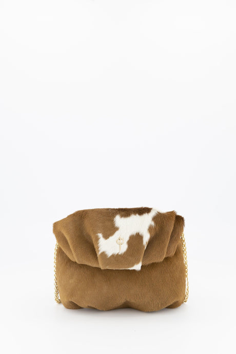 Baby Calf Mini Leda Handbag Cowboy by Ladiesse