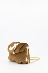 Baby Calf Mini Leda Handbag Cowboy by Ladiesse