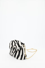 Baby Calf Mini Leda Handbag Zebra by Ladiesse