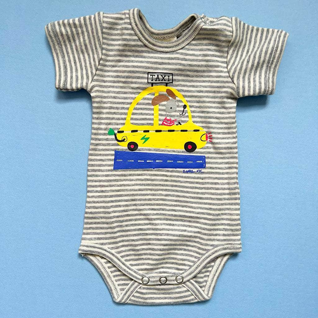 Organic Baby One-Piece - Taxi by Estella