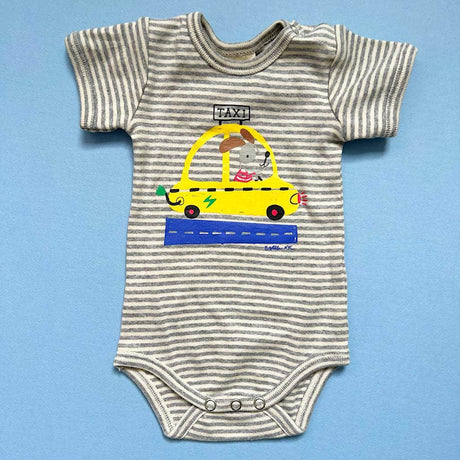 Organic Baby One-Piece - Taxi by Estella