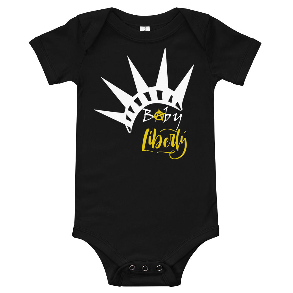 Baby Liberty Baby short sleeve one piece by Proud Libertarian