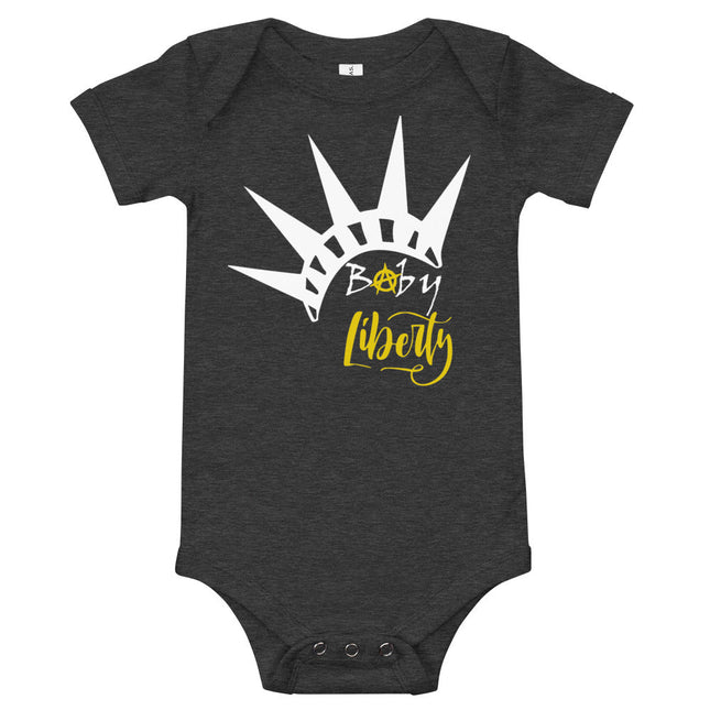 Baby Liberty Baby short sleeve one piece by Proud Libertarian