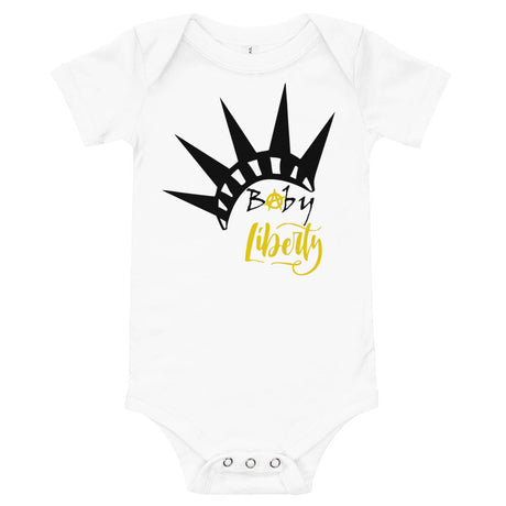 Baby Liberty Baby short sleeve one piece by Proud Libertarian