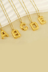 Balloon Initial Necklace by Embellish Your Life