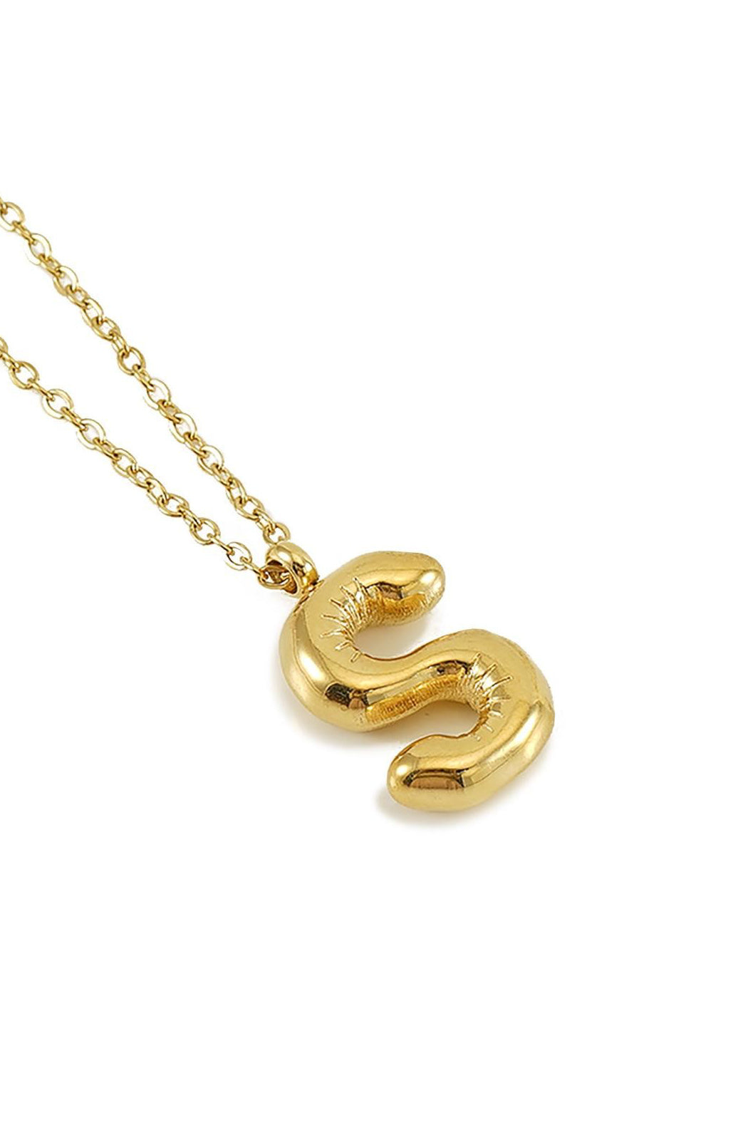 Balloon Initial Necklace by Embellish Your Life