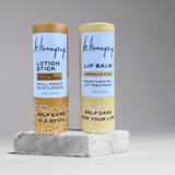 Lip Balm + Lotion Stick Travel Set by H. Honeycup