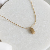 Arvo Gold Brick Necklace by Arvo