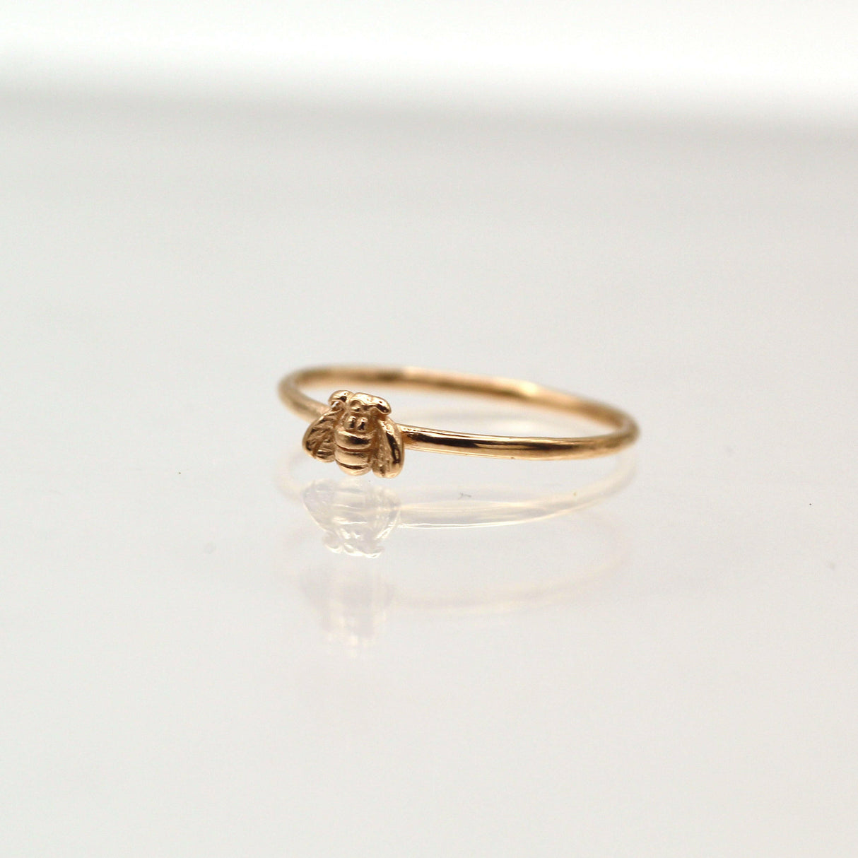 14k Happy Bee Gold Ring by VicStoneNYC Fine Jewelry