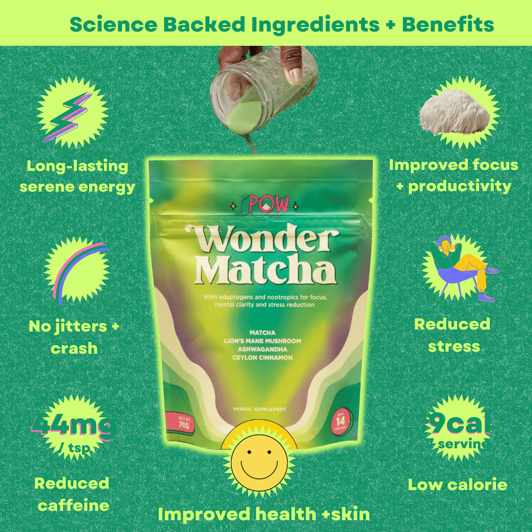 Wonder Matcha + Whisk Bundle (Save 15%) by Pow