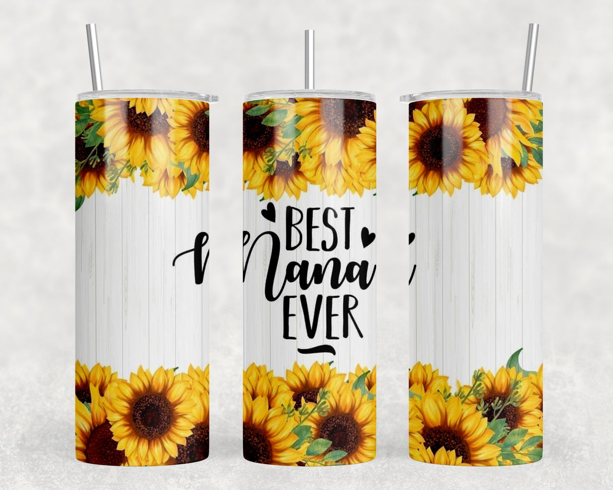 Best Nana Ever|Skinny Tumbler|Optional Bluetooth Speaker| Speaker Color Varies by Rowdy Ridge Co