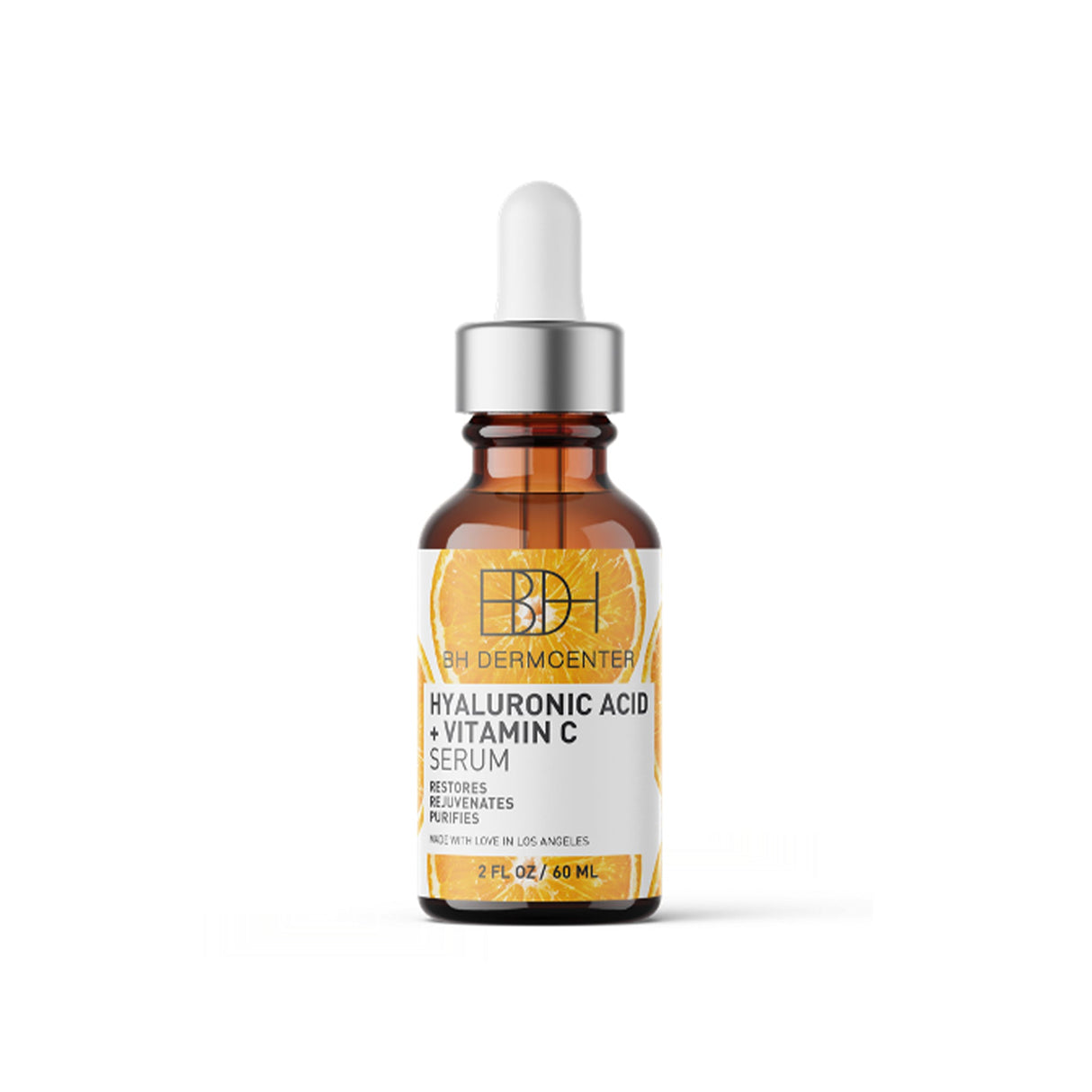 BH DERMCENTER Hyaluronic Acid & Vitamin C Anti Aging Serum - Moisturizes and Brightens Skin  2 oz by  Los Angeles Brands