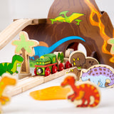 Dinosaur Railway Set by Bigjigs Toys US