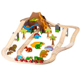 Dinosaur Railway Set by Bigjigs Toys US