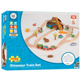 Dinosaur Railway Set by Bigjigs Toys US