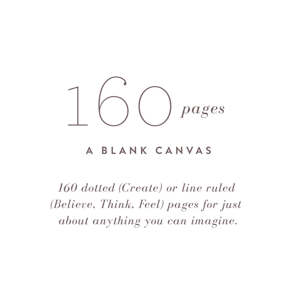 Think: My Blank Journal (Amber) by Promptly Journals