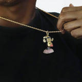 Bling Proud X Bored Ape NFT Pendant with Iced T-Shirt by Bling Proud | Urban Jewelry Online Store