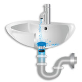 SinkShroom® (Blue) The Hair Catcher That Prevents Clogged Bathroom Sink Drains by TubShroom.com