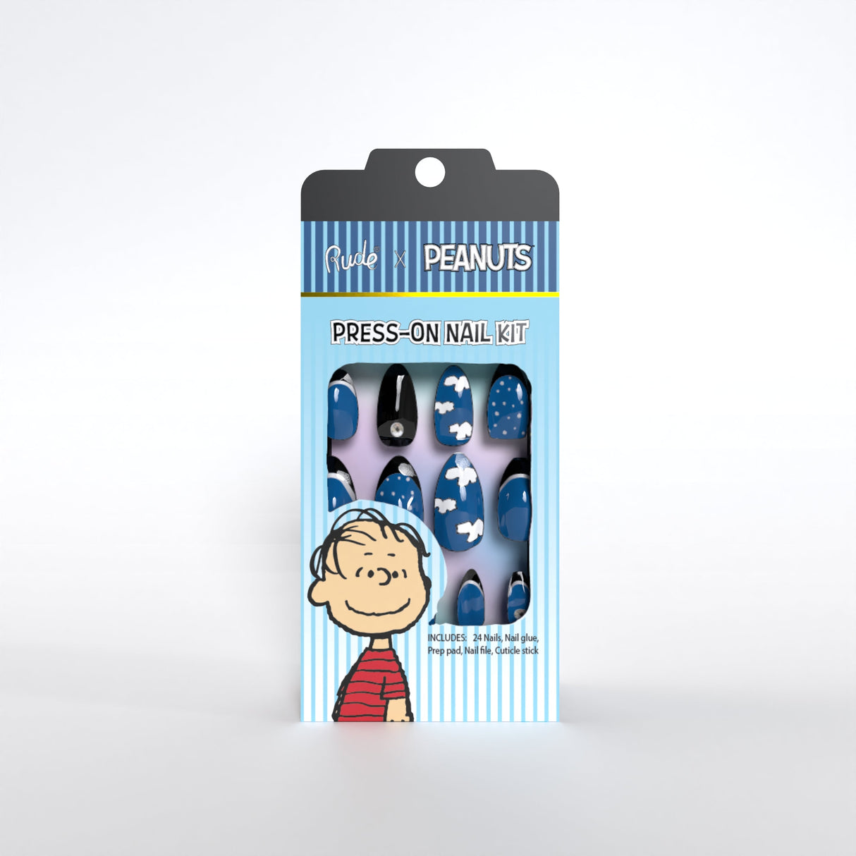 RUDE Peanuts Press-On Nail Kit - Linus