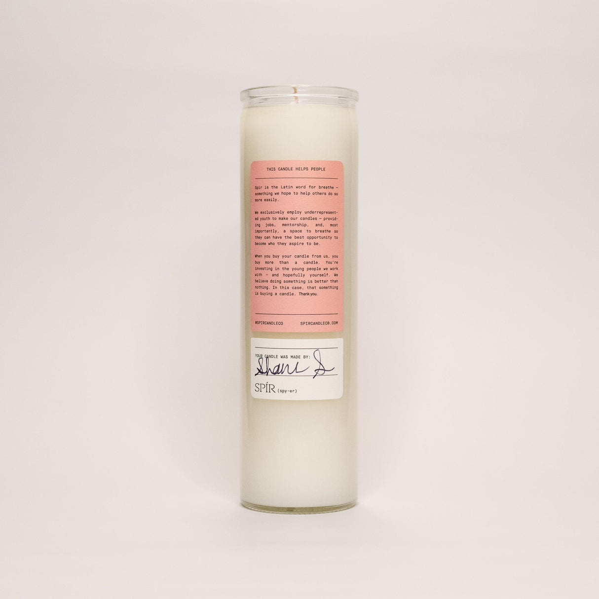 Blush – 14 oz Candle by Spír Candle Co.