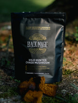 Sustainably Wild Harvested Chaga Mushroom Tea by Black Magic Alchemy