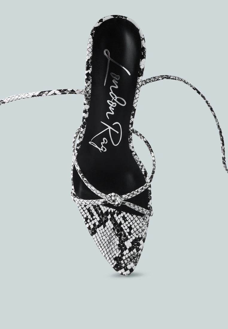 bondage high heel lace Up heels by London Rag