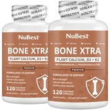 Bone Xtra, Plant-Based Formula for Teens & Adults, 120 Vegan Capsules by NuBest Nutrition®