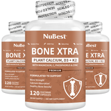 Bone Xtra, Plant-Based Formula for Teens & Adults, 120 Vegan Capsules by NuBest Nutrition®