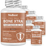 Bone Xtra, Plant-Based Formula for Teens & Adults, 120 Vegan Capsules by NuBest Nutrition®