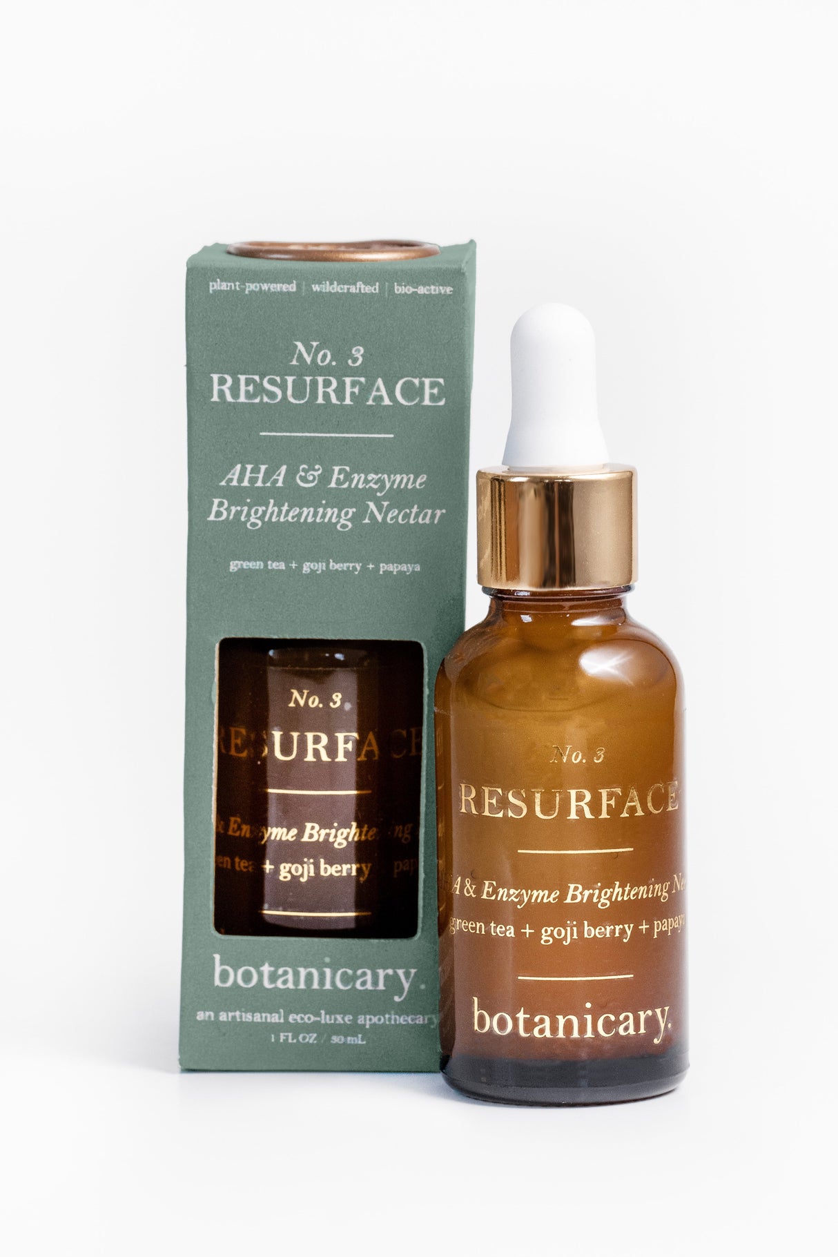 No. 3 RESURFACE - AHA & Enzyme Brightening Nectar by Botanicary Skincare