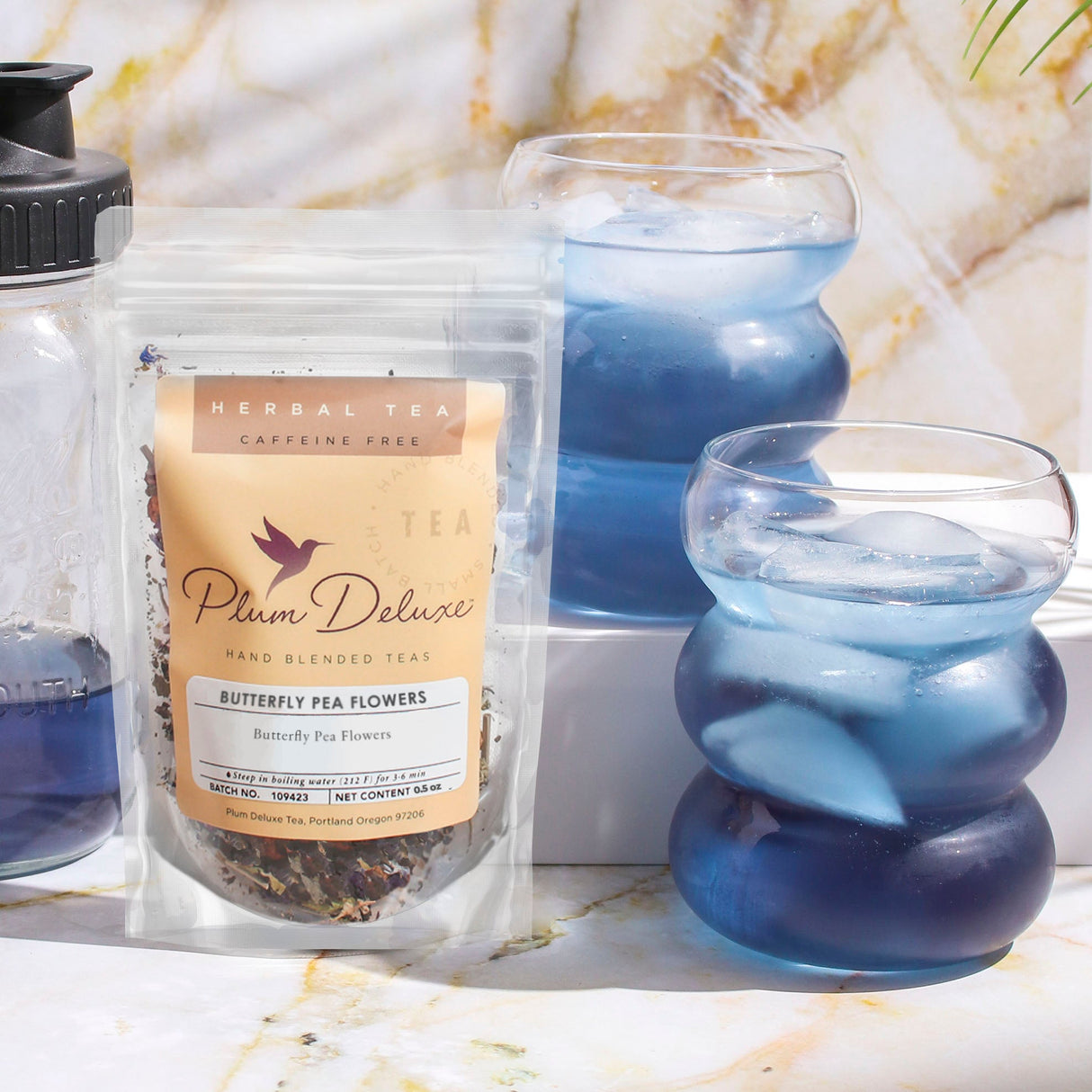 Butterfly Pea Flowers by Plum Deluxe Tea