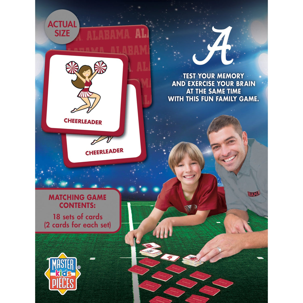 Alabama Crimson Tide Matching Game by MasterPieces Puzzle Company INC