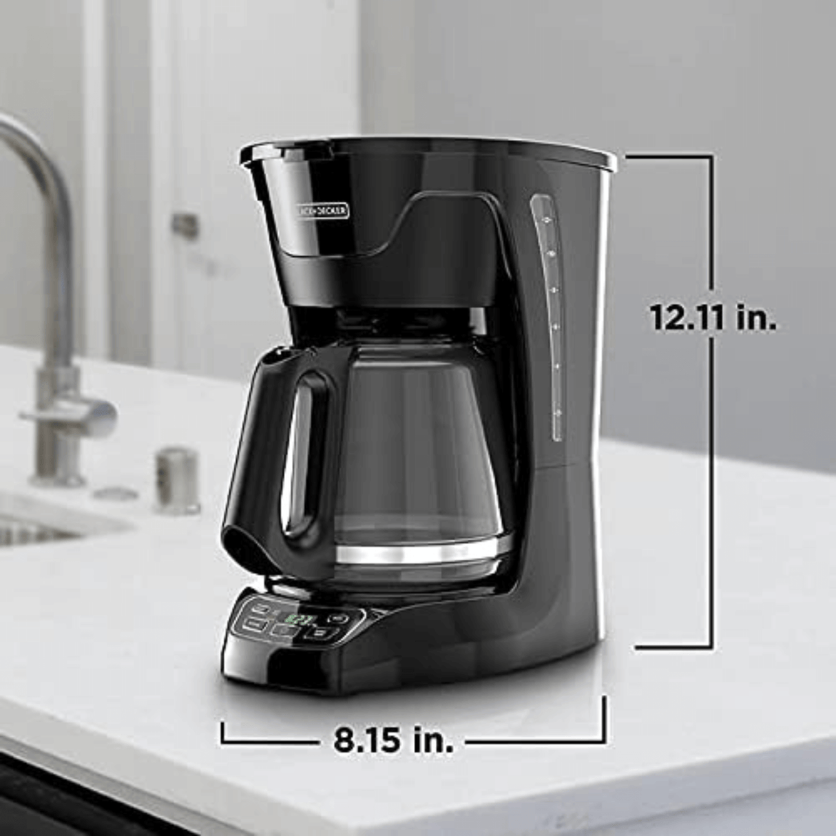 Black & Decker 12-Cup Vortex Digital Programmable Coffeemaker by Jupiter Gear Home