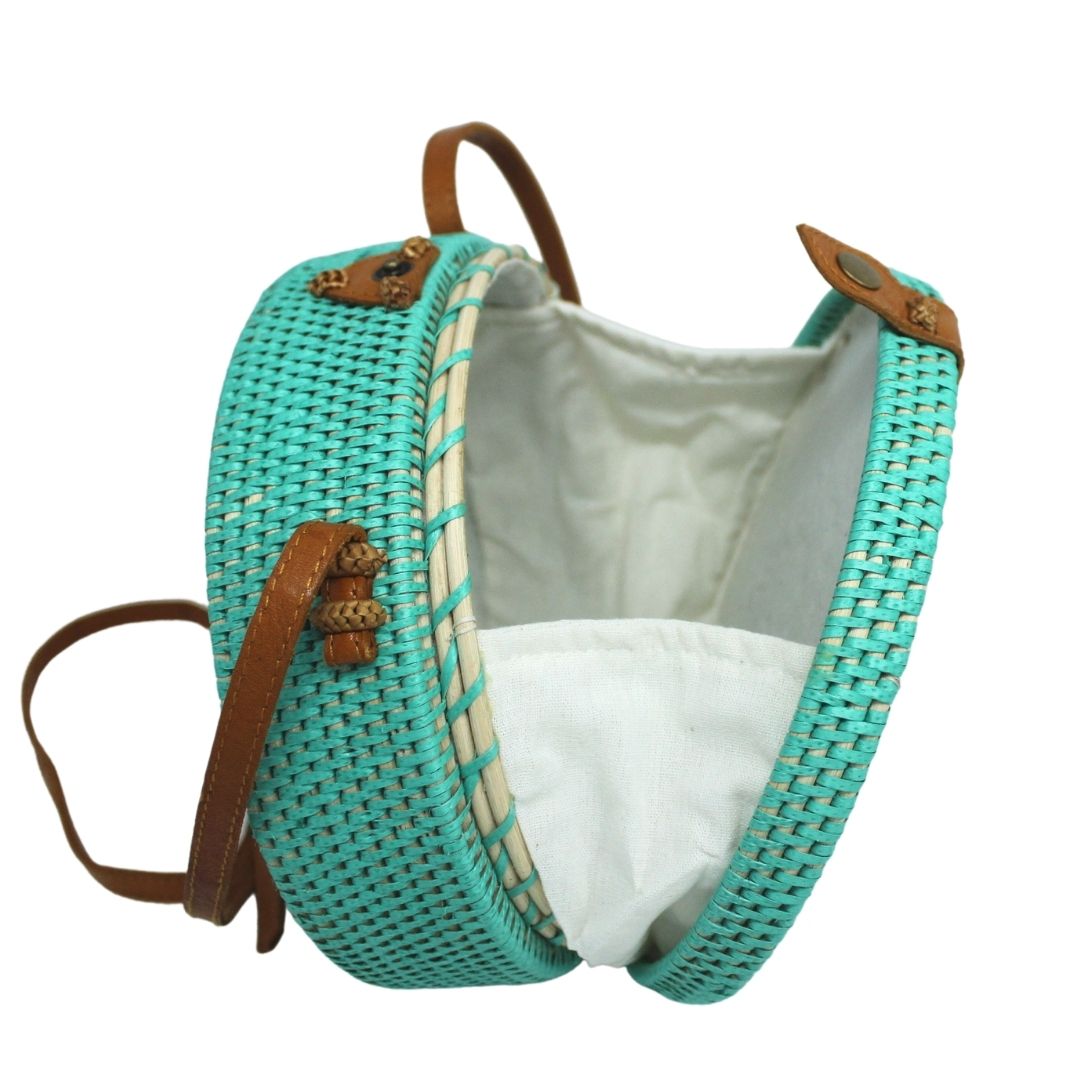 CAMILLA BAG IN AQUA by POPPY + SAGE