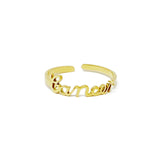 Scripted Zodiac Ring by Ellisonyoung.com