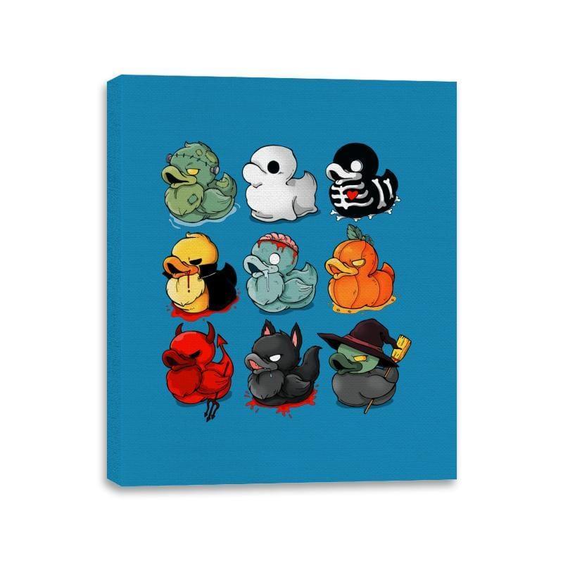 Halloween Ducks - Canvas Wraps by RIPT Apparel - Vysn