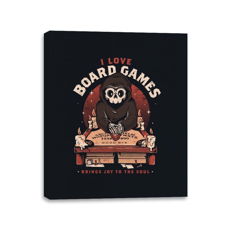 I Love Board Games - Canvas Wraps by RIPT Apparel - Vysn