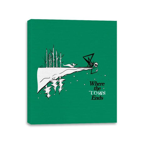 Where the Town Ends - Canvas Wraps by RIPT Apparel - Vysn