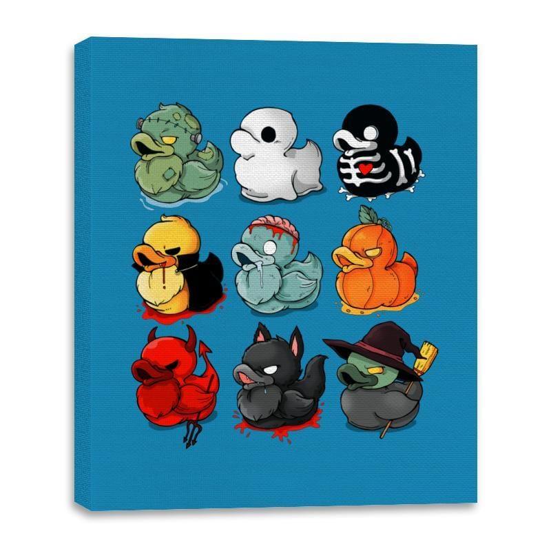 Halloween Ducks - Canvas Wraps by RIPT Apparel - Vysn