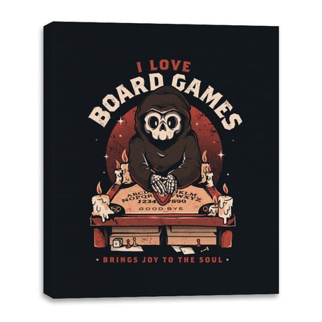 I Love Board Games - Canvas Wraps by RIPT Apparel - Vysn