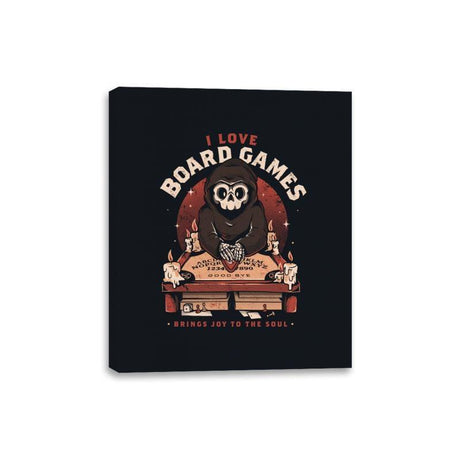 I Love Board Games - Canvas Wraps by RIPT Apparel - Vysn