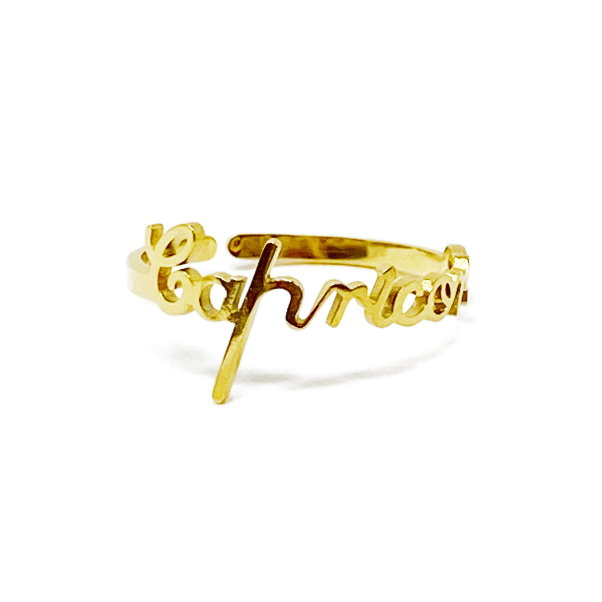 Scripted Zodiac Ring by Ellisonyoung.com