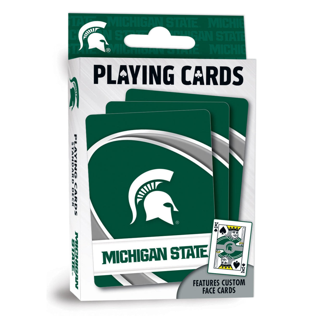 Michigan State Spartans Playing Cards - 54 Card Deck by MasterPieces Puzzle Company INC