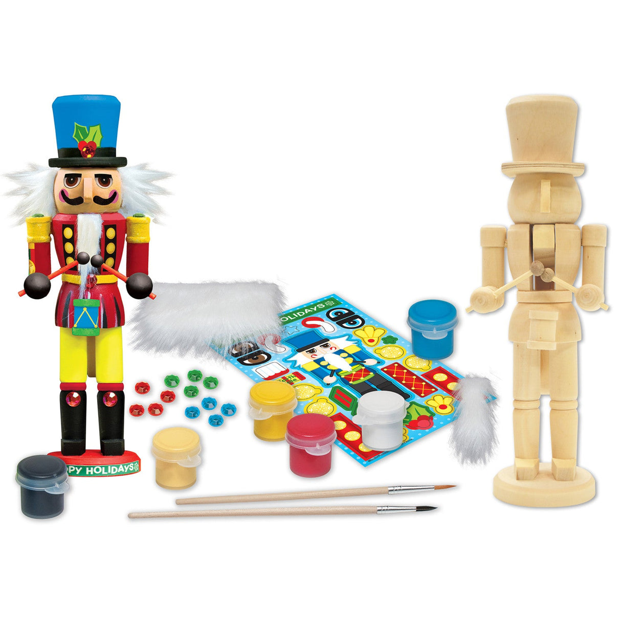 Nutcracker Drummer Wood Paint Set by MasterPieces Puzzle Company INC